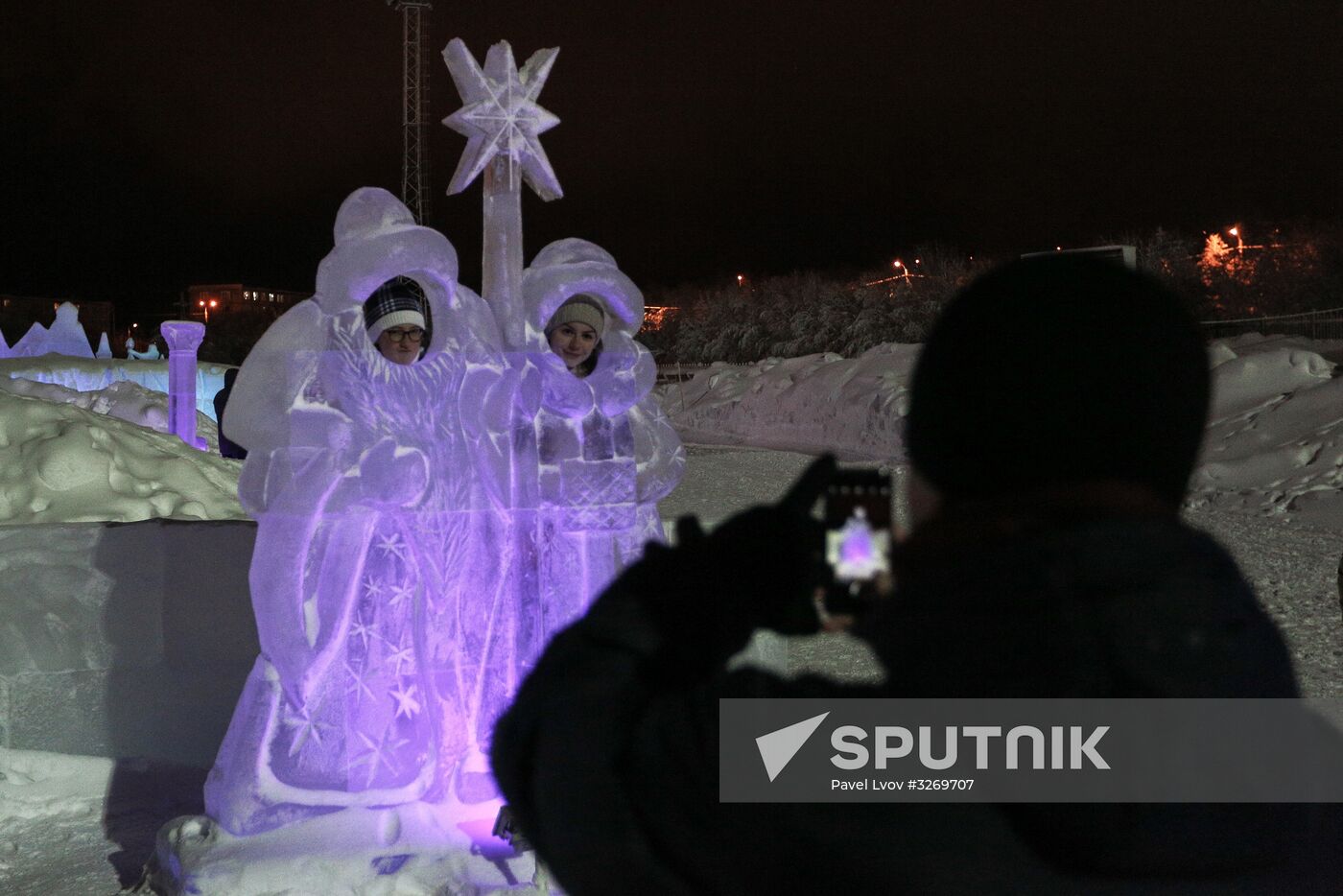 Hyperborea in Khibiny ice city in Kirovsk