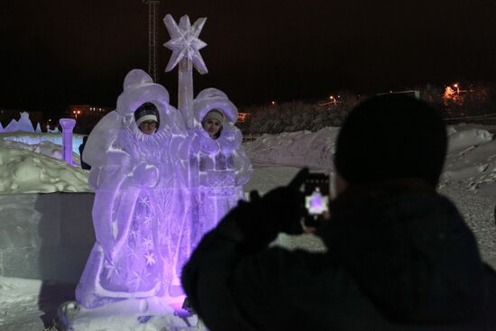 Hyperborea in Khibiny ice city in Kirovsk