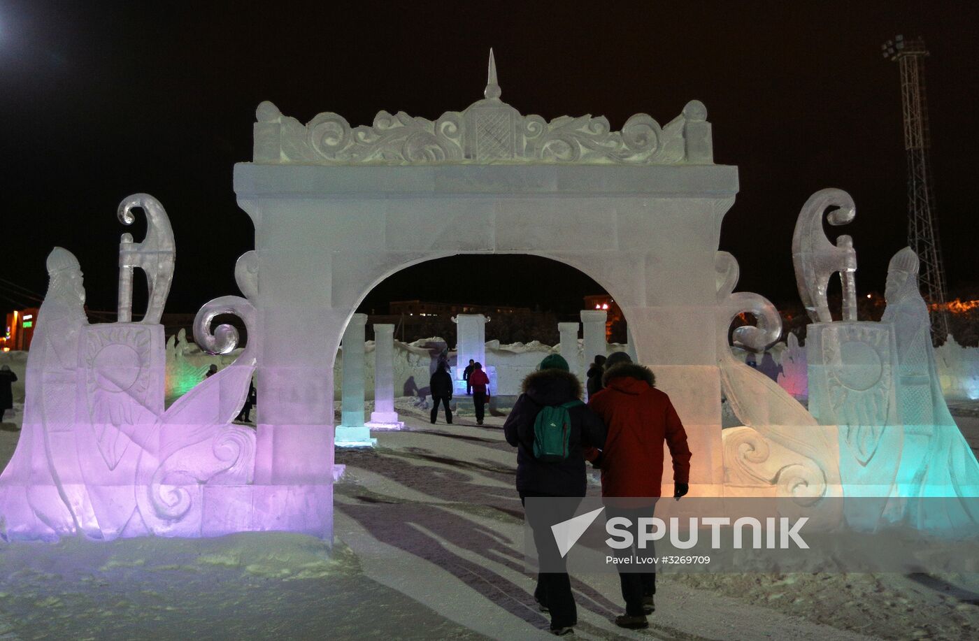 Hyperborea in Khibiny ice city in Kirovsk