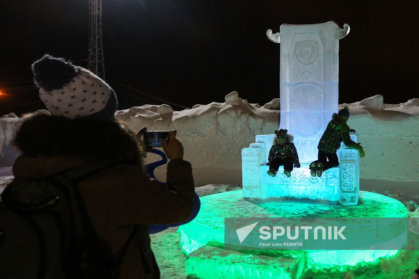 Hyperborea in Khibiny ice city in Kirovsk