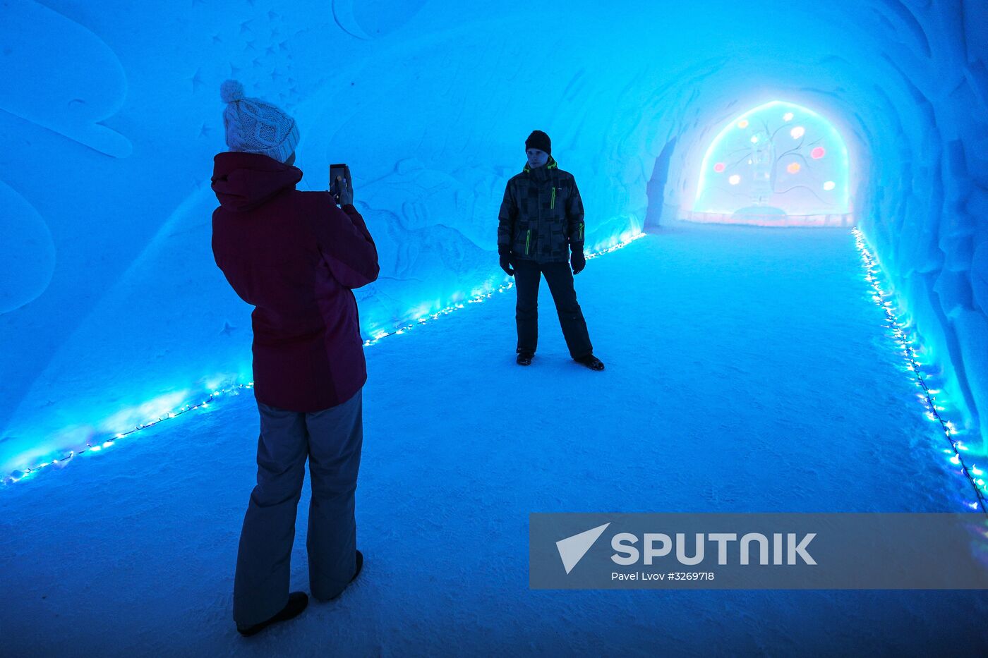 Hyperborea in Khibiny ice city in Kirovsk