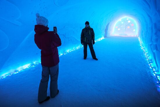 Hyperborea in Khibiny ice city in Kirovsk