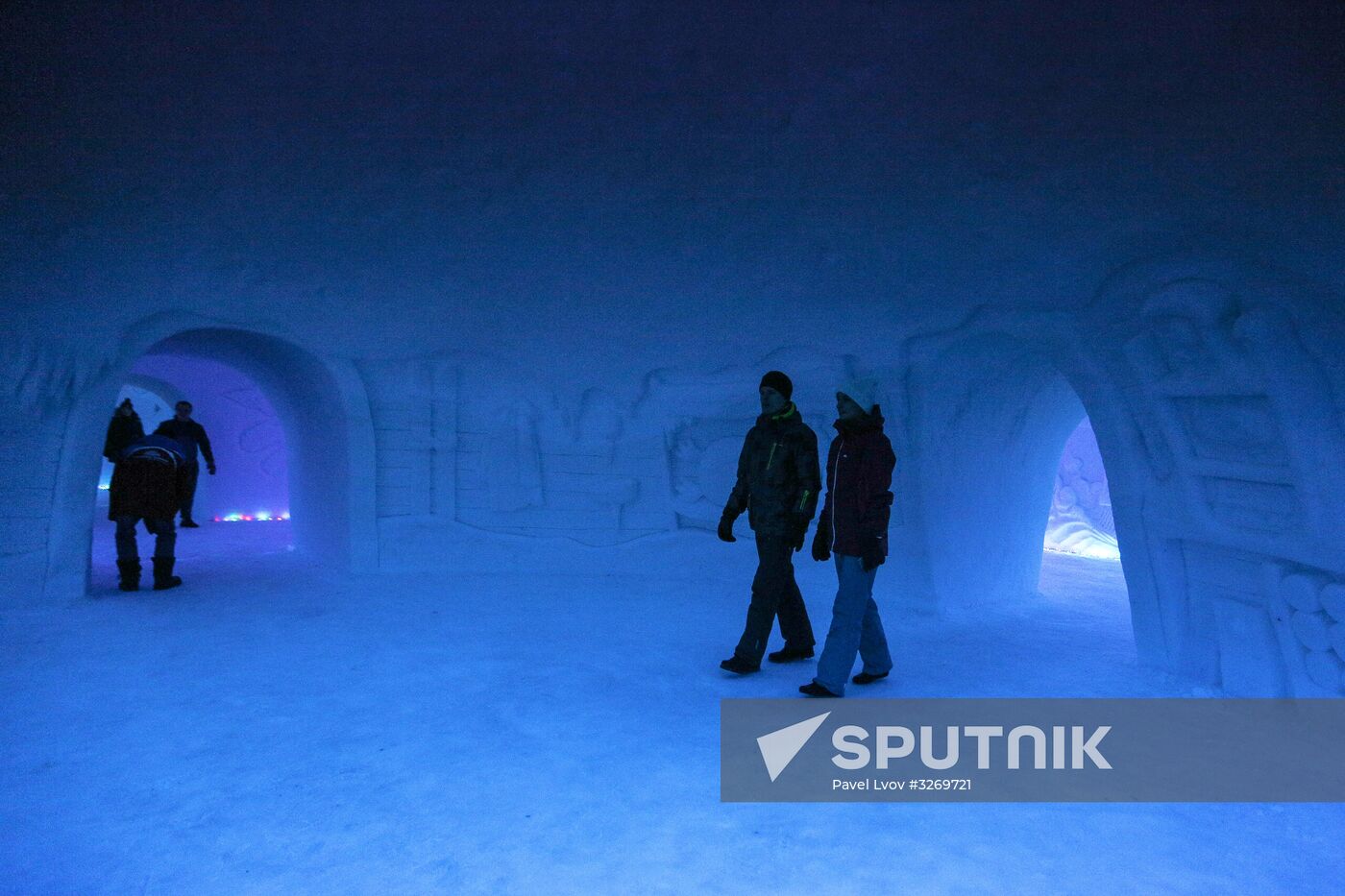 Hyperborea in Khibiny ice city in Kirovsk