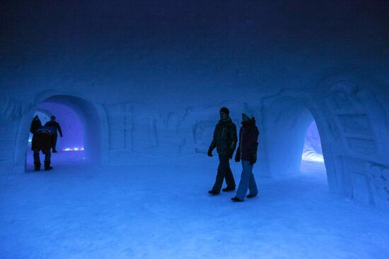 Hyperborea in Khibiny ice city in Kirovsk