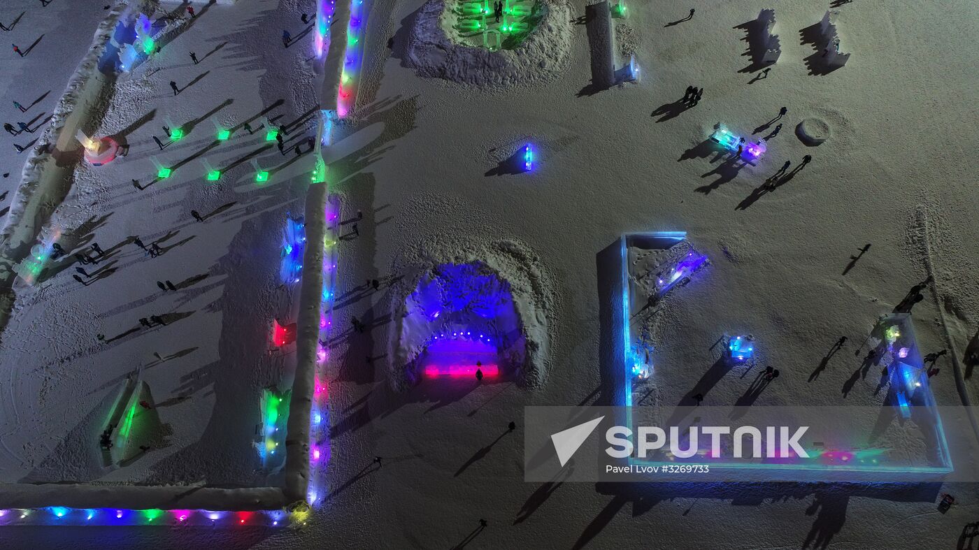 Hyperborea in Khibiny ice city in Kirovsk