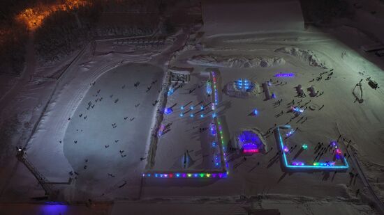 Hyperborea in Khibiny ice city in Kirovsk