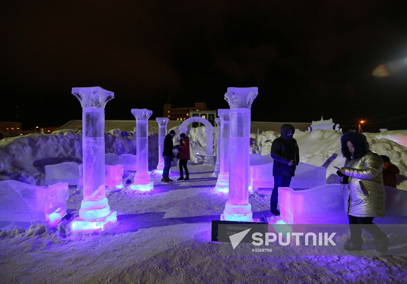 Hyperborea in Khibiny ice city in Kirovsk