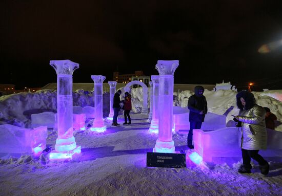 Hyperborea in Khibiny ice city in Kirovsk