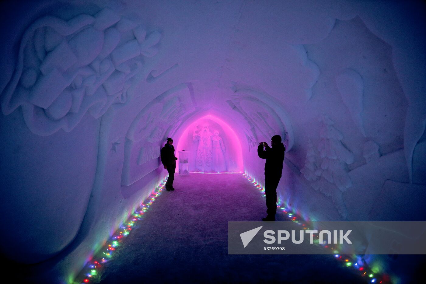 Hyperborea in Khibiny ice city in Kirovsk