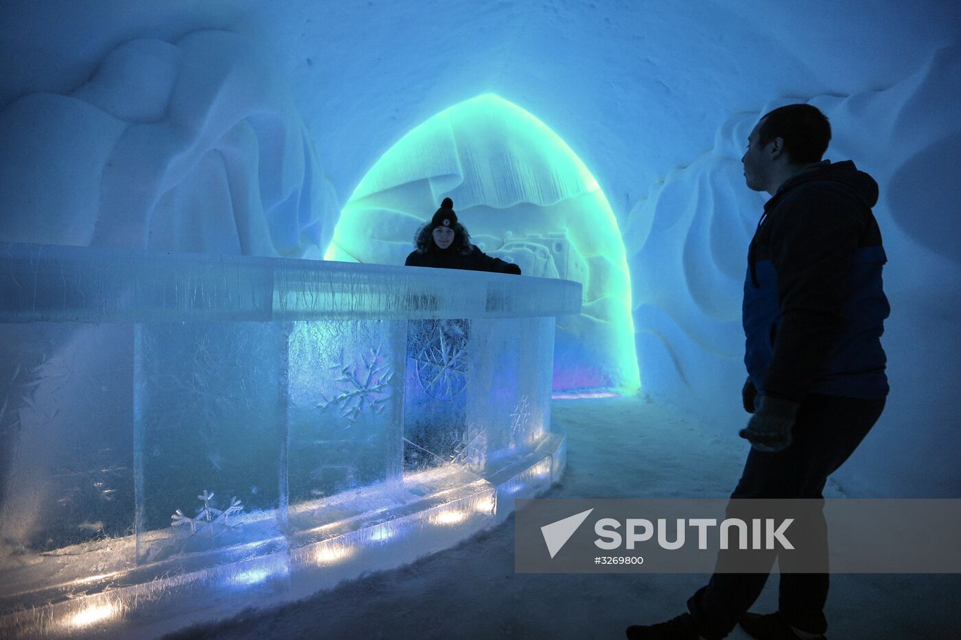 Hyperborea in Khibiny ice city in Kirovsk