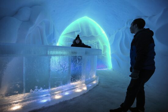 Hyperborea in Khibiny ice city in Kirovsk