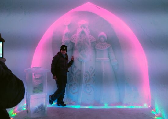 Hyperborea in Khibiny ice city in Kirovsk