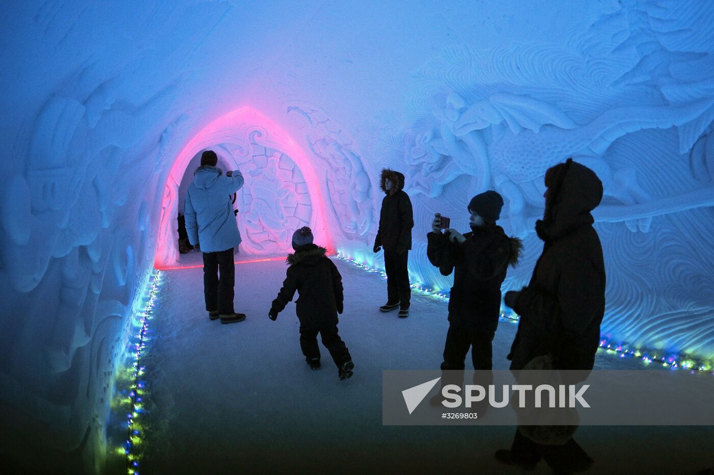 Hyperborea in Khibiny ice city in Kirovsk