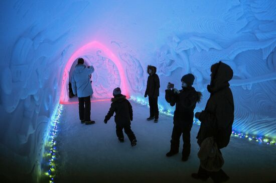 Hyperborea in Khibiny ice city in Kirovsk