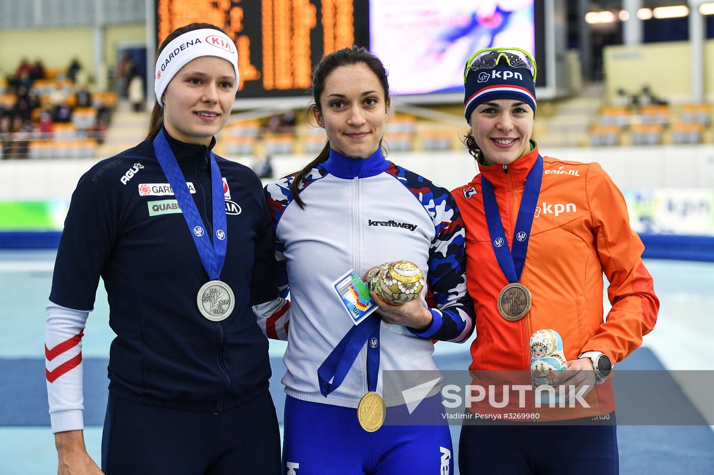 European Speed Skating Championships. Day two