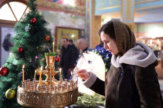 Christmas celebrated across Russia