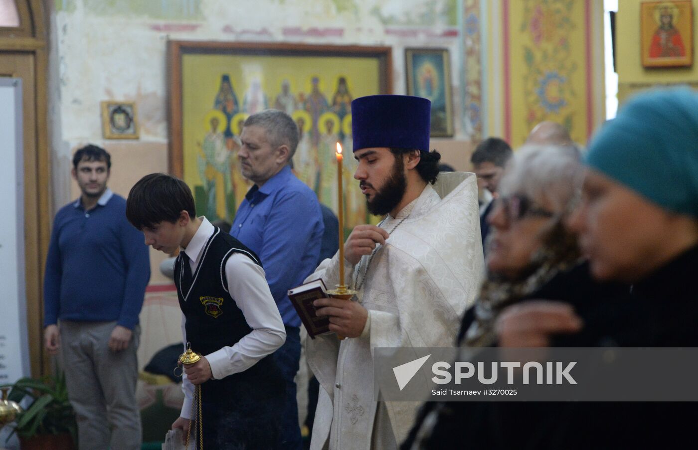 Christmas celebrated across Russia