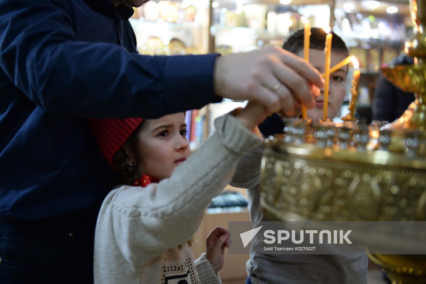 Christmas celebrated across Russia