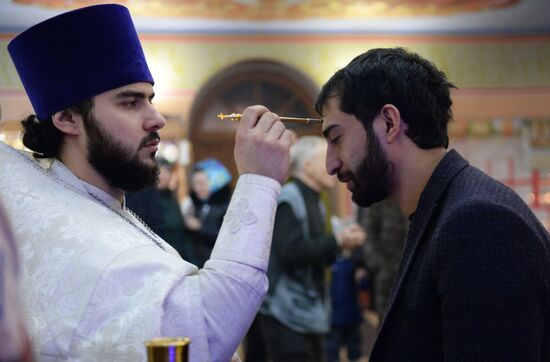 Christmas celebrated across Russia