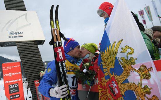 Cross country skiing. World Cup Tour de Ski. Men's mass start