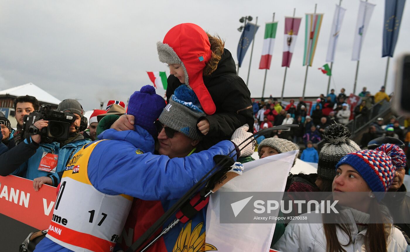 Cross country skiing. World Cup Tour de Ski. Men's mass start