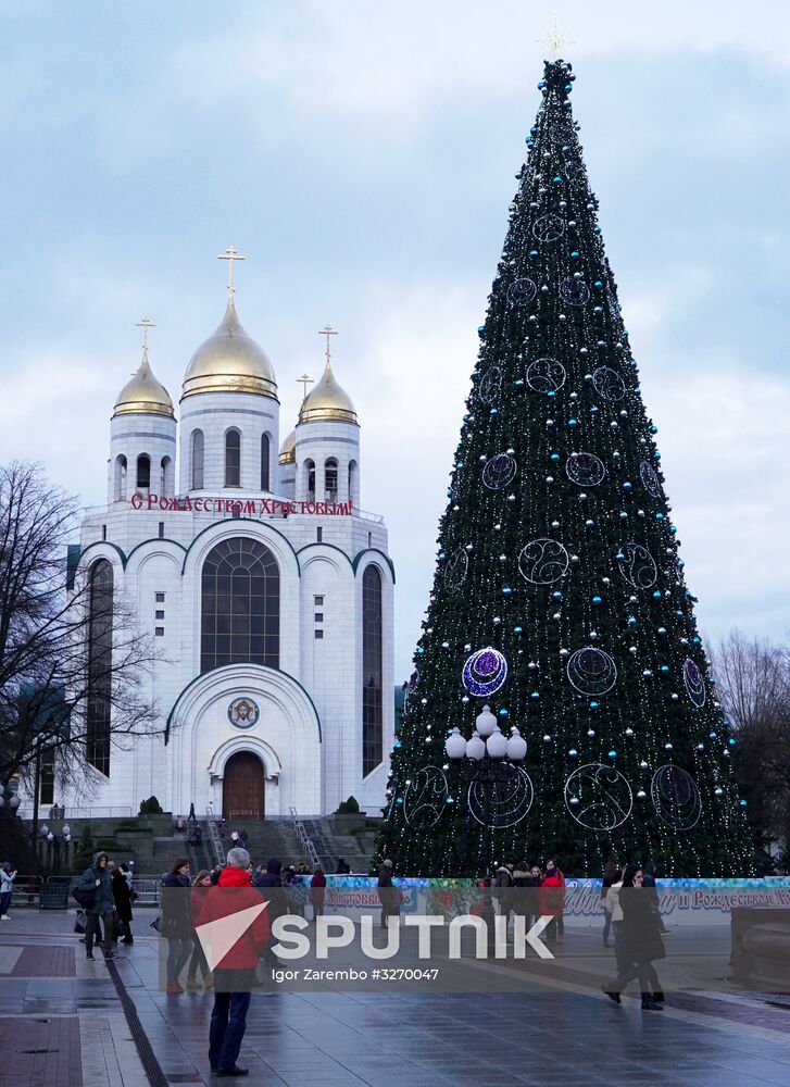 Christmas celebrated across Russia