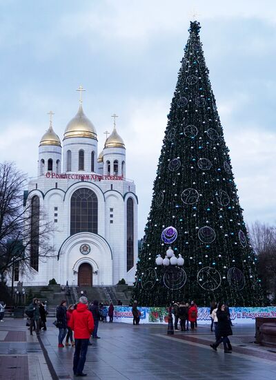 Christmas celebrated across Russia