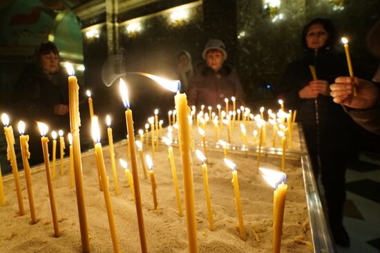 Christmas celebrated across Russia