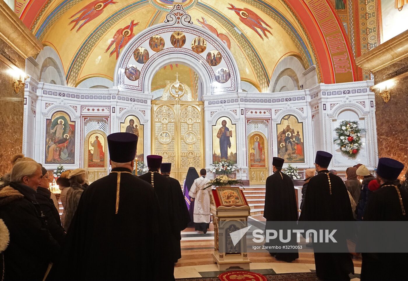Christmas celebrated across Russia