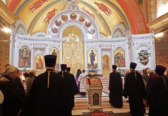 Christmas celebrated across Russia