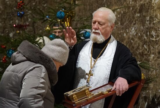 Christmas celebrated across Russia