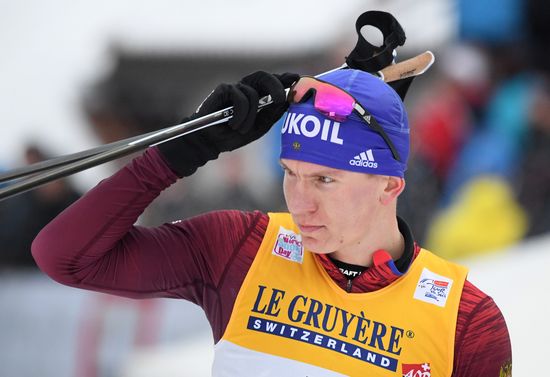 Cross country skiing. World Cup Tour de Ski. Men's mass start