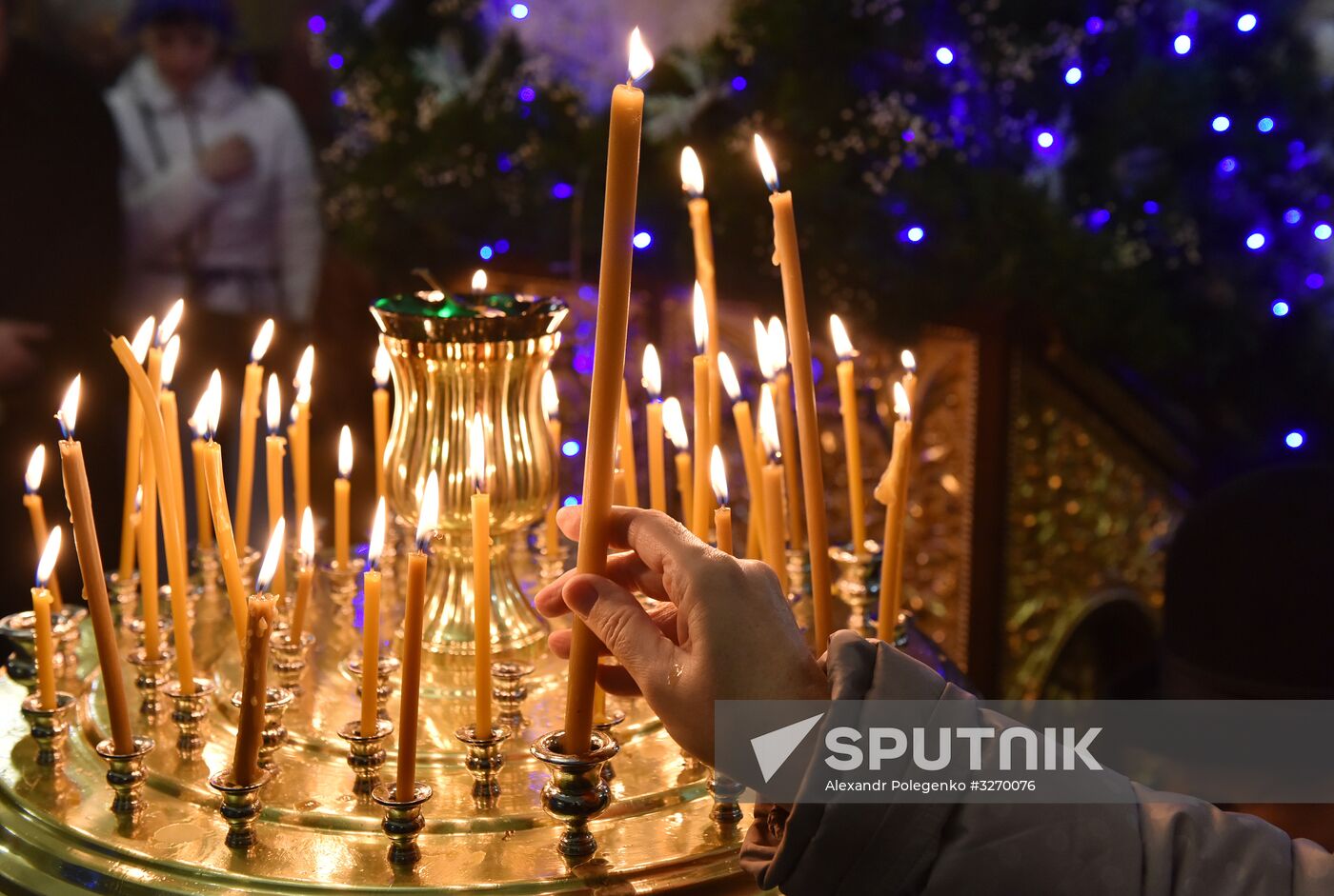 Christmas celebrated across Russia