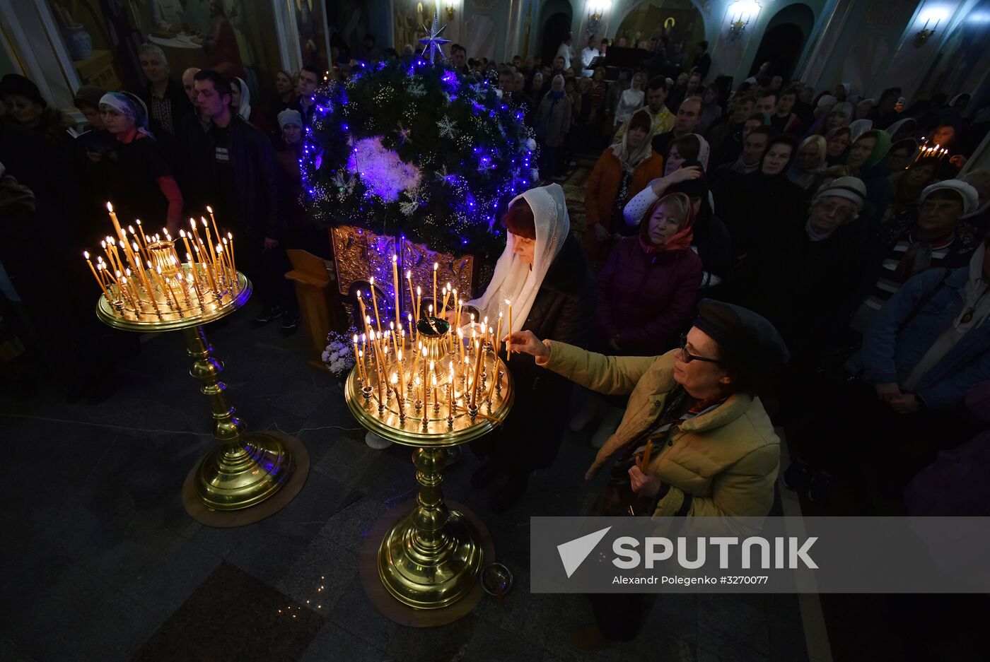 Christmas celebrated across Russia