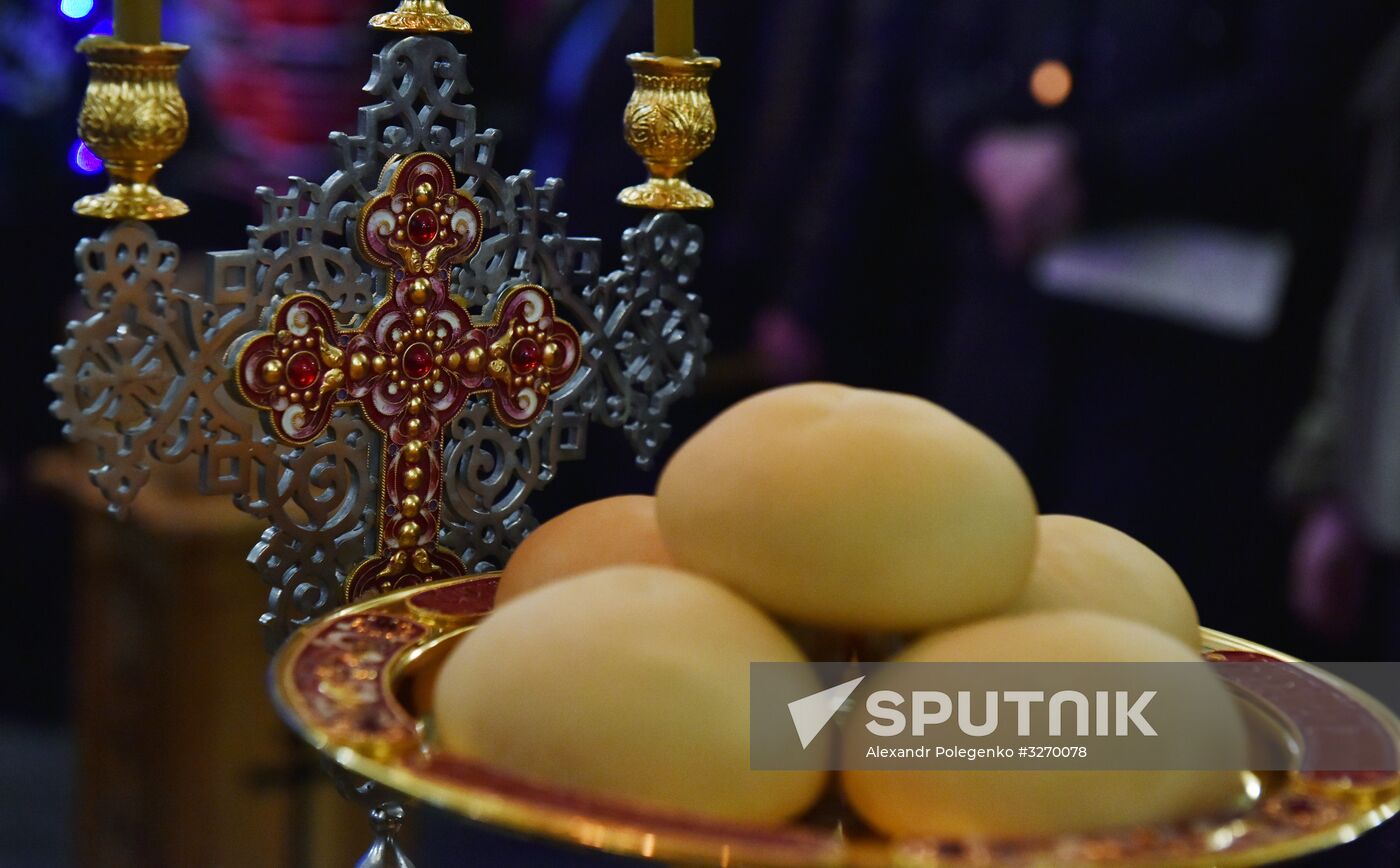 Christmas celebrated across Russia