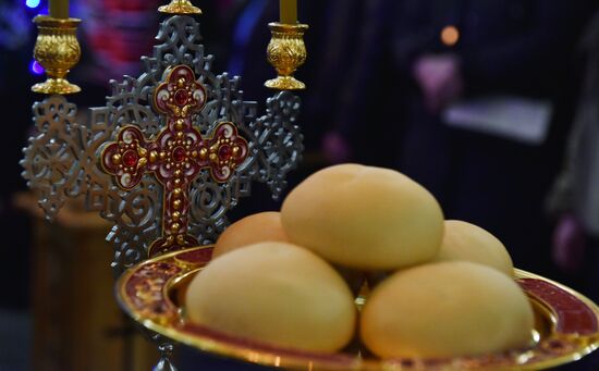 Christmas celebrated across Russia