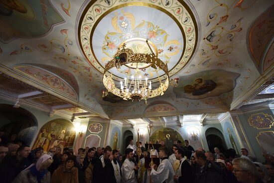 Christmas celebrated across Russia