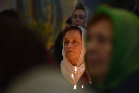 Christmas celebrated across Russia