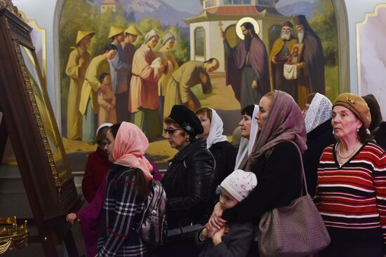 Christmas celebrated across Russia