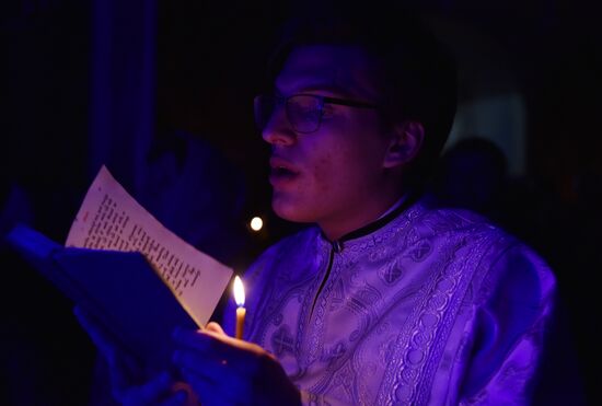 Christmas celebrated across Russia