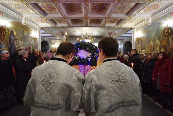 Christmas celebrated across Russia