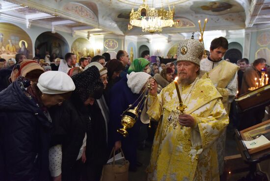 Christmas celebrated across Russia
