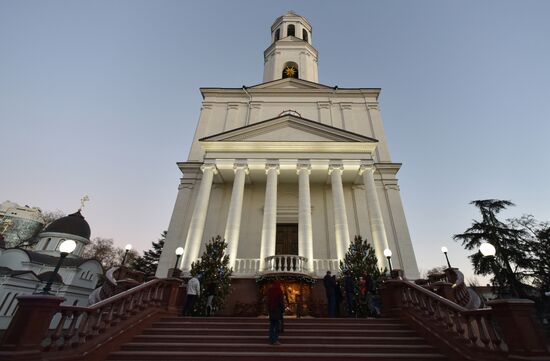 Christmas celebrated across Russia