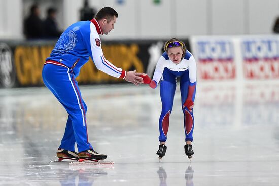 European Speed Skating Championships. Day two