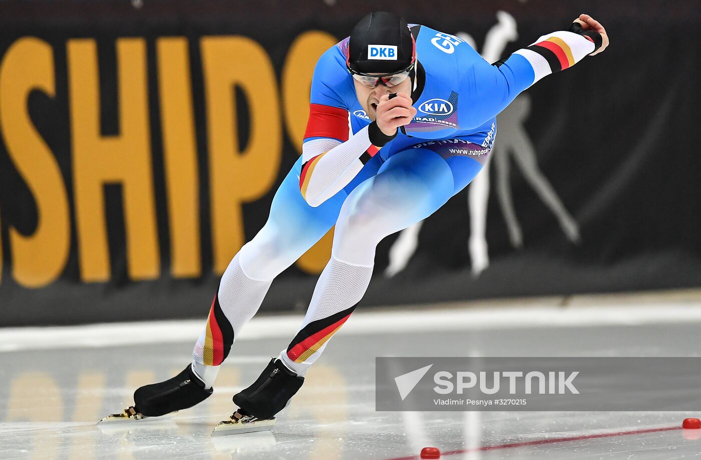 European Speed Skating Championships. Day two