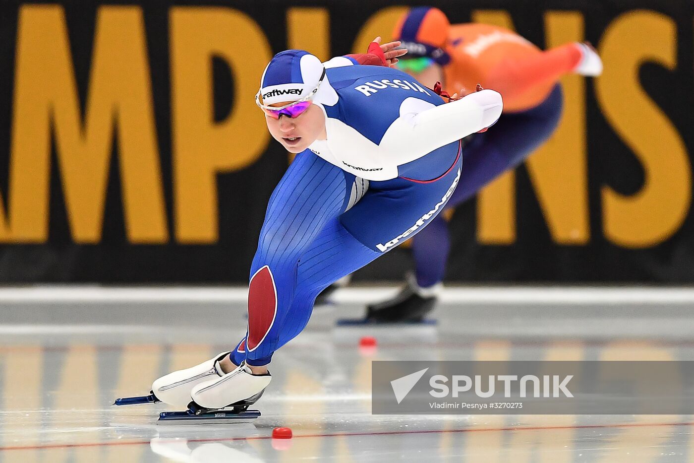 European Speed Skating Championships. Day two