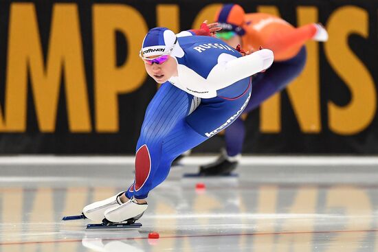 European Speed Skating Championships. Day two