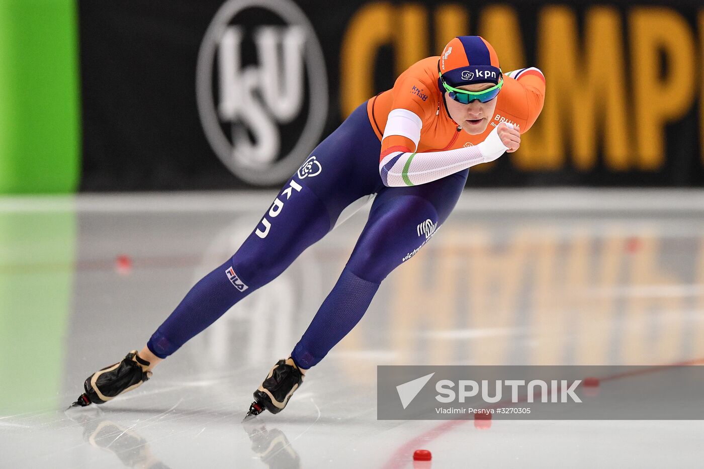European Speed Skating Championships. Day two