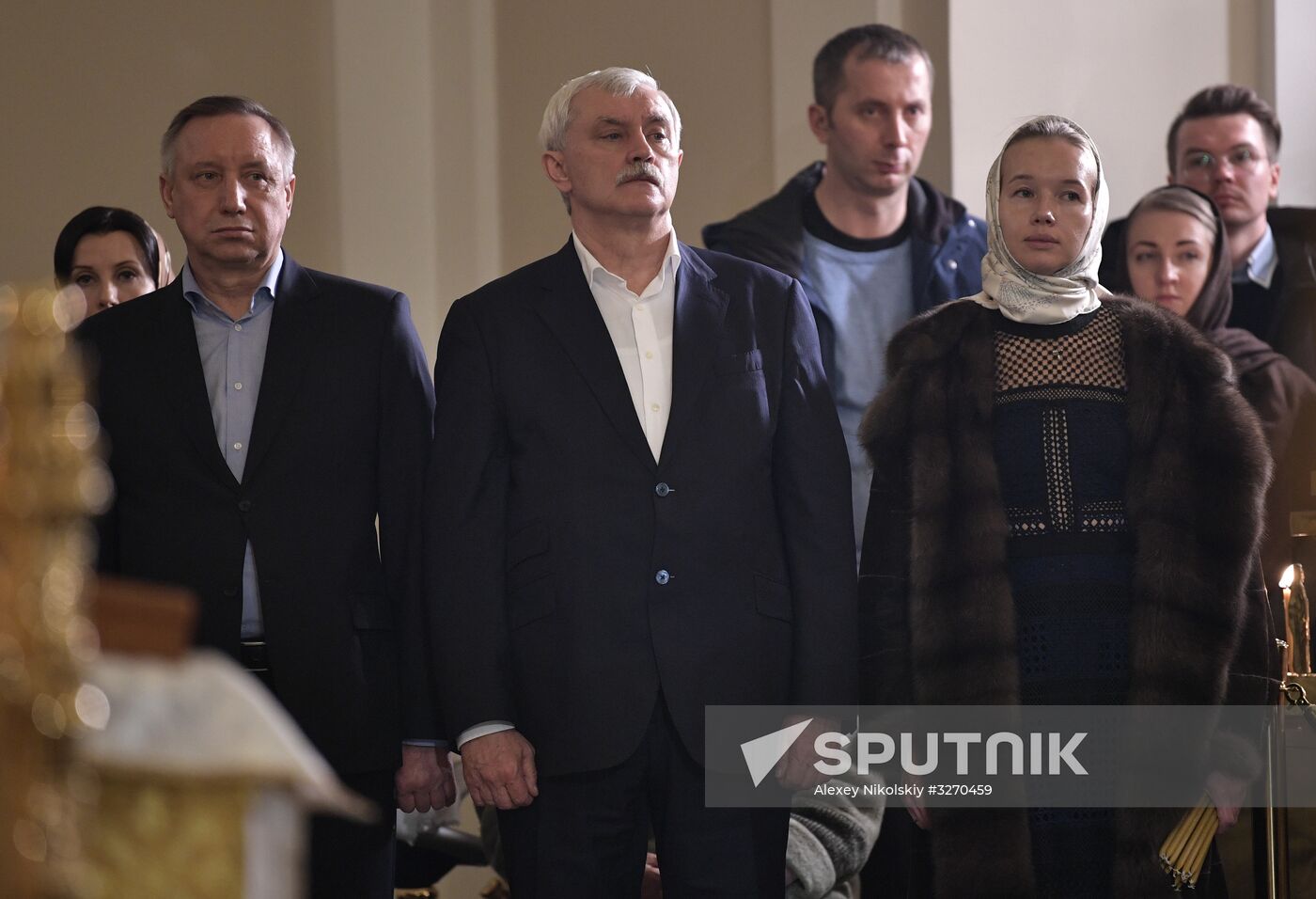 President Putin attends Christmas service