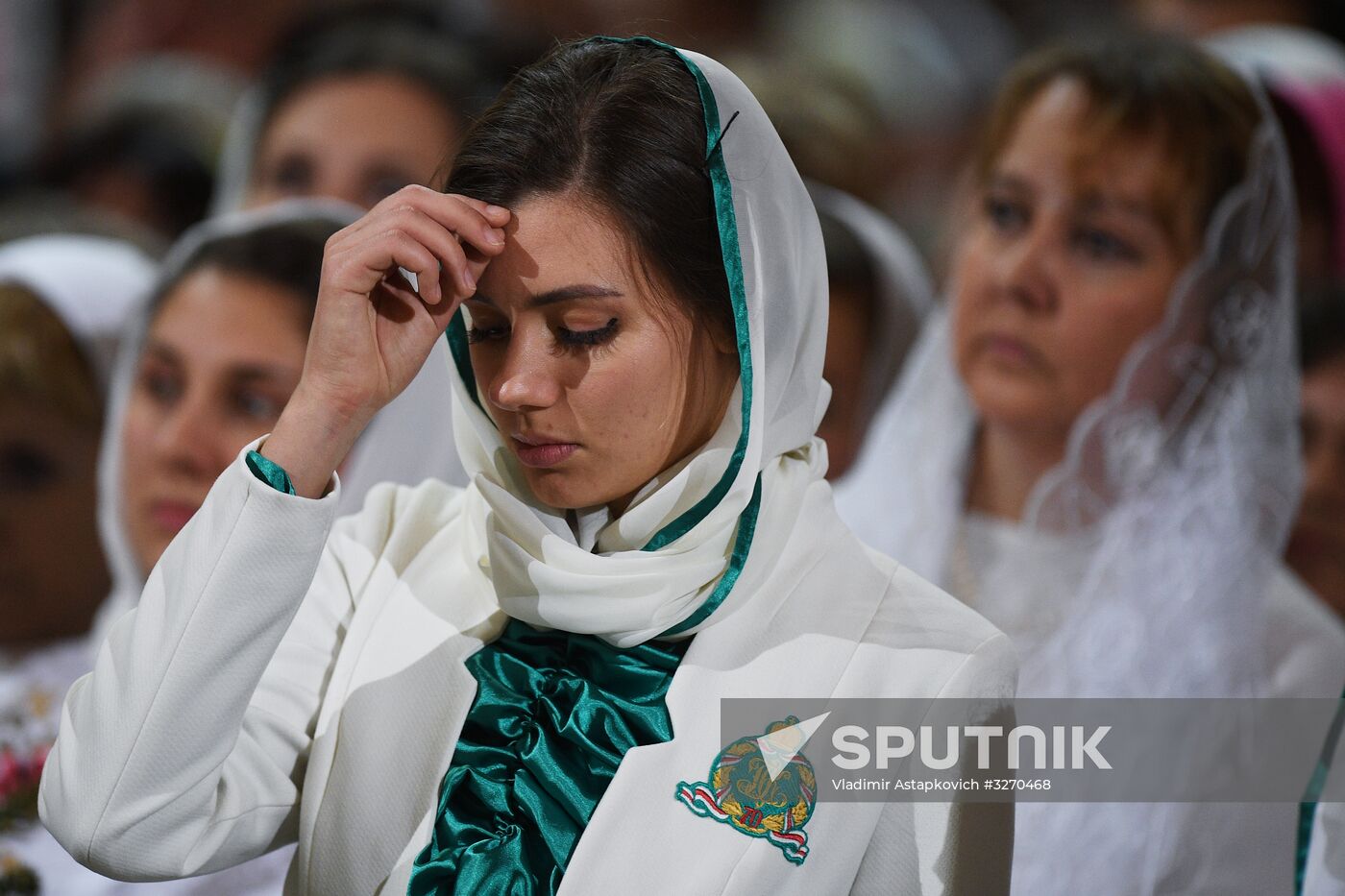 Christmas. Patriarch celebrates liturgy at Christ the Savior Cathedral in Moscow